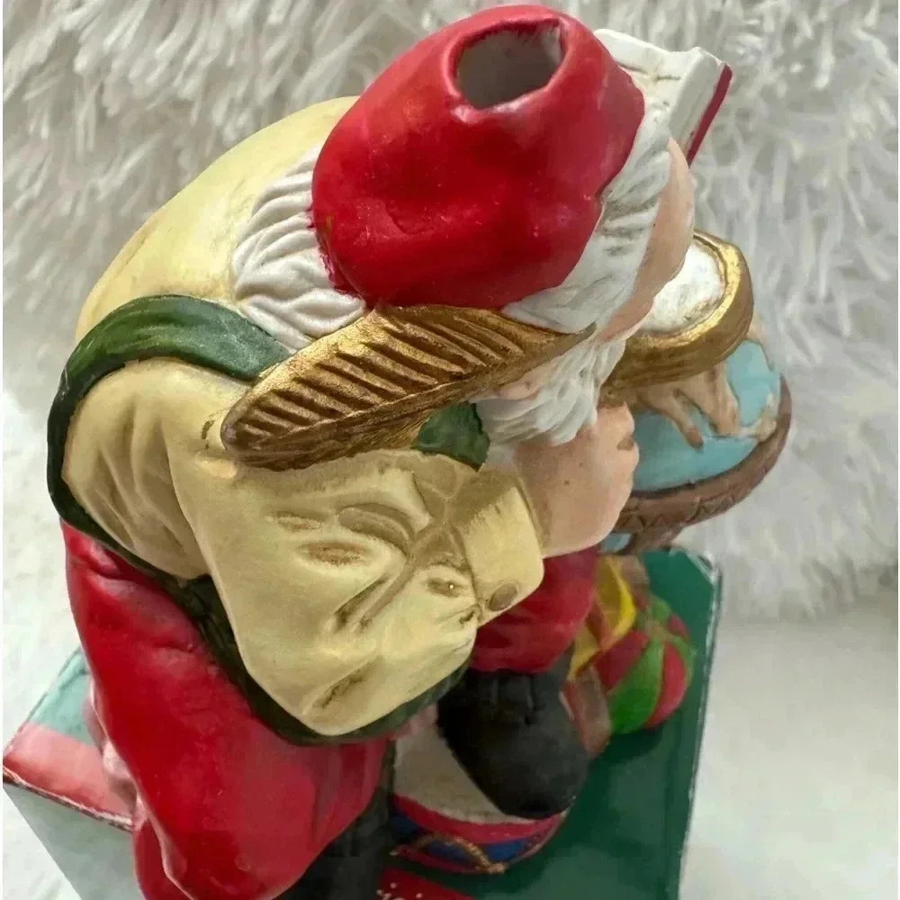 Vintage Ceramic Santa Candle Holder - Picture 8 of 13